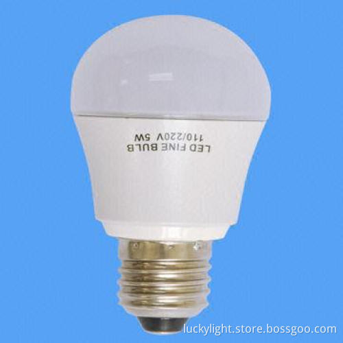 SMD LED Bulb with E27/E26/B22 Base and 100-240V AC, Measures 55 x 90mm